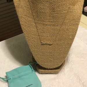 Tiffany & Co retired arrow pendant pristine 18”